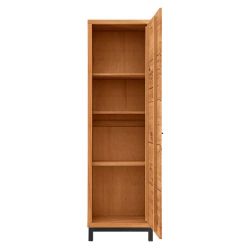 Massivholzschrank in Kernbuchefarben 200 cm hoch - 60 cm breit günstig online kaufen