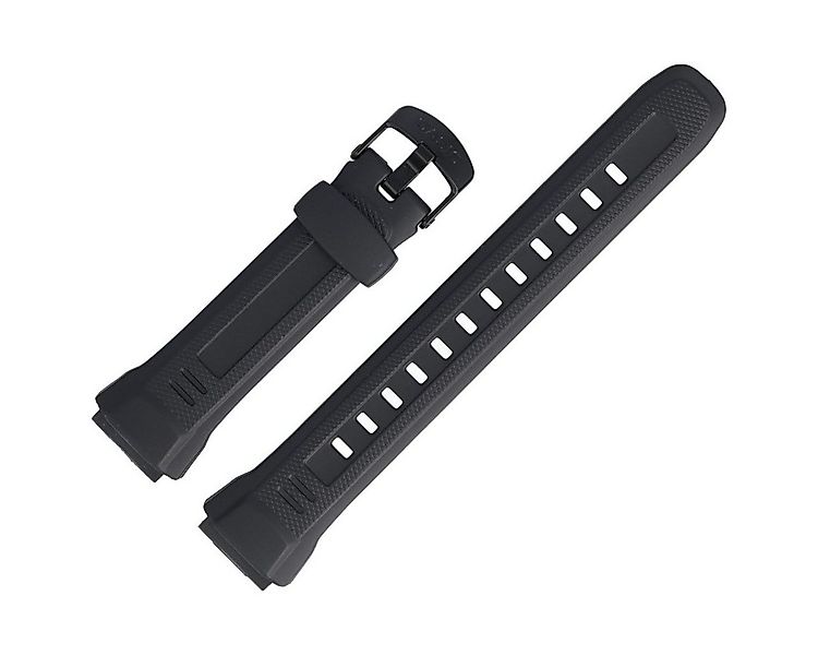 CASIO Uhrenarmband 18mm Kunststoff Schwarz WV-58 günstig online kaufen