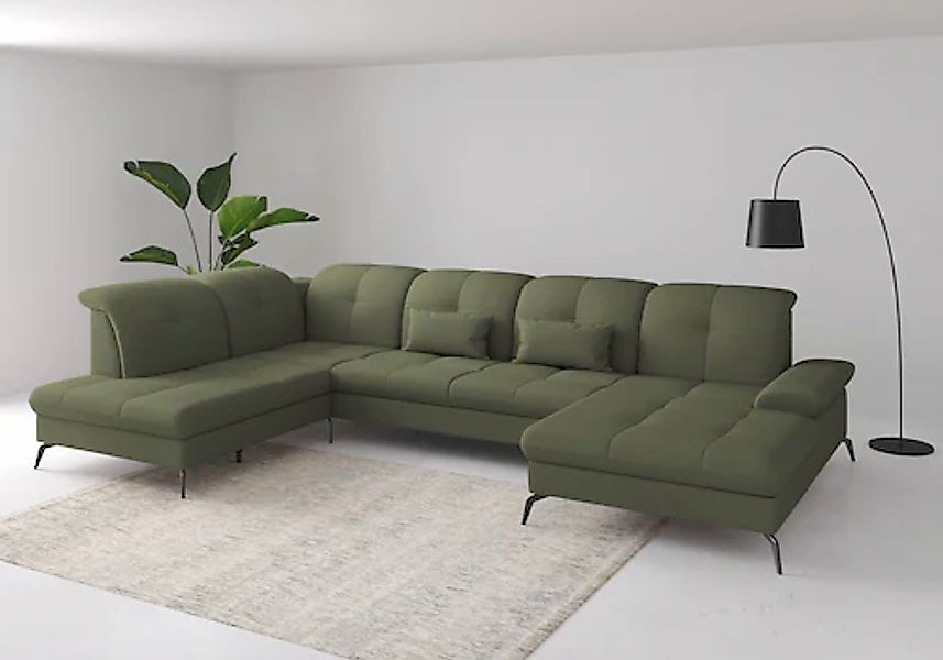 sit&more Wohnlandschaft »Amica«, inkl Sitztiefenverstellung und Armteilvers günstig online kaufen