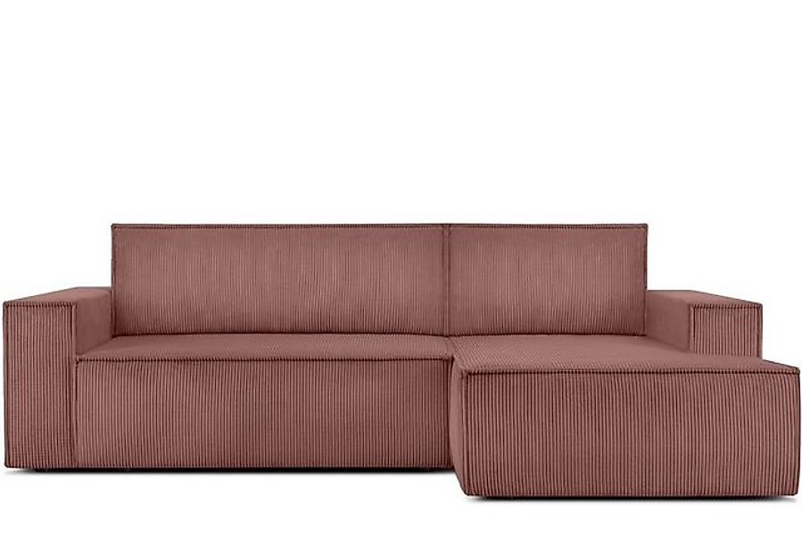 KONSIMO® Ecksofa NAPI Ecksofa rechts, hergestellt in der EU,mit Schlaffunkt günstig online kaufen