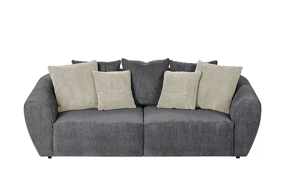 smart Big Sofa  Savita - grau - 250 cm - 81 cm - 106 cm - Polstermöbel > So günstig online kaufen