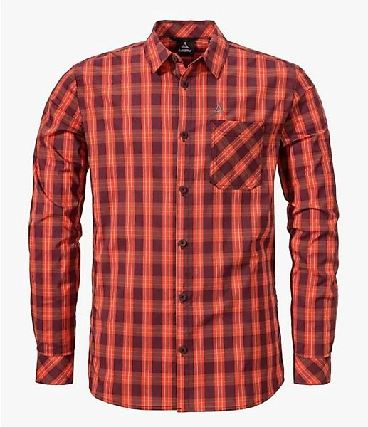 Schöffel Funktionshemd Shirt Sobra rot karriert günstig online kaufen