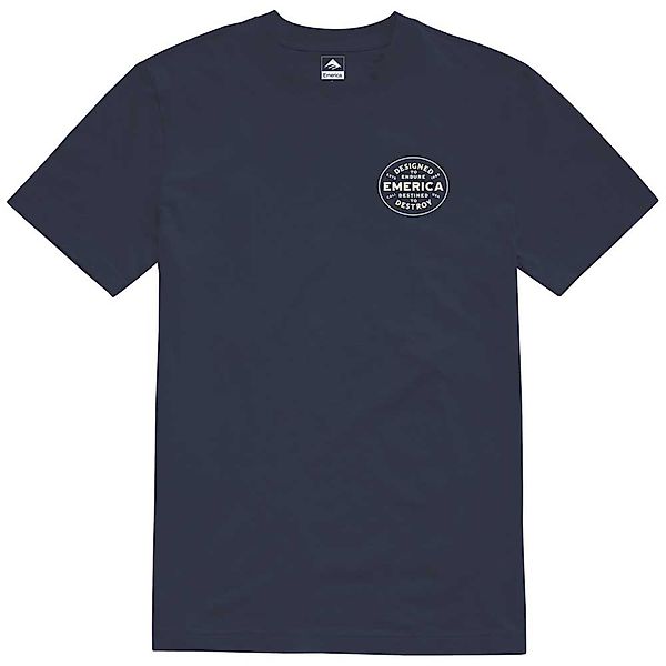 Emerica Destroy Kurzärmeliges T-shirt M Navy günstig online kaufen