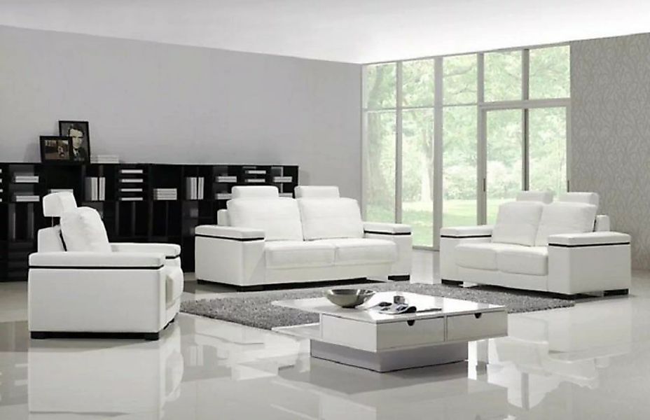JVmoebel Sofa Sofagarnitur 3+2+1 Sitzer Set Design Sofas Polster Couchen Le günstig online kaufen