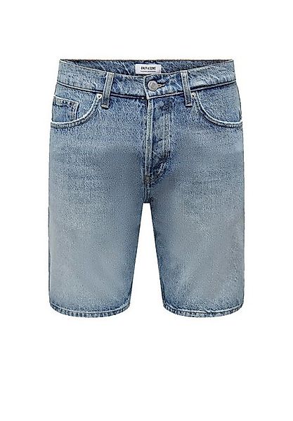 ONLY & SONS Jeansshorts Denim Midi Mid Waist Pants ONSEDGE LBD 6092 DOT DNM günstig online kaufen