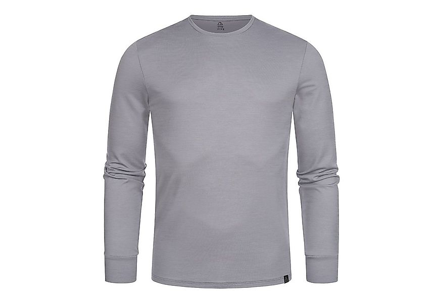 Tom Fyfe Longsleeve TOM FYFE Merino Longsleeve Herren Hellgrau / XL günstig online kaufen