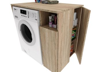 Raumhirsch Furniture Waschmaschinenumbauschrank Überbauschrank mit Fächern günstig online kaufen