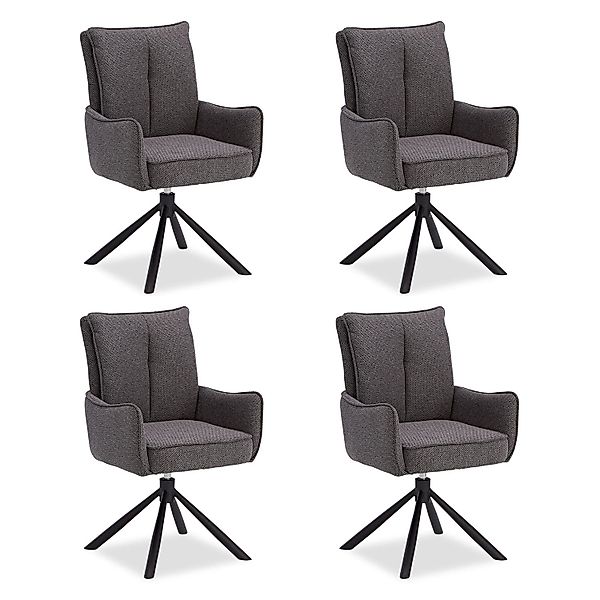 Homestyle4u Polsterstuhl Polstersessel Stühle Esstisch Esszimmerstuhl günstig online kaufen