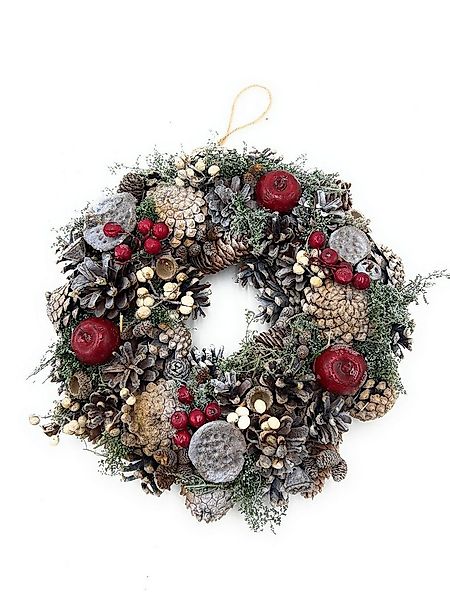 Small-Preis Dekokranz Tür- oder Tischkranz aus Zapfen mit Adventsduft – Han günstig online kaufen