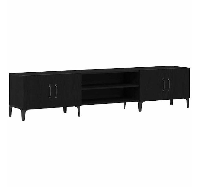 vidaXL TV-Schrank TV-Schränk Schwarz Eichen-Optik 180 x 31,5 x 40 cm (1-St) günstig online kaufen