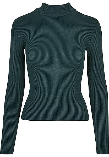 URBAN CLASSICS Sweater Urban Classics Damen Ladies Rib Knit Turtelneck Swea günstig online kaufen