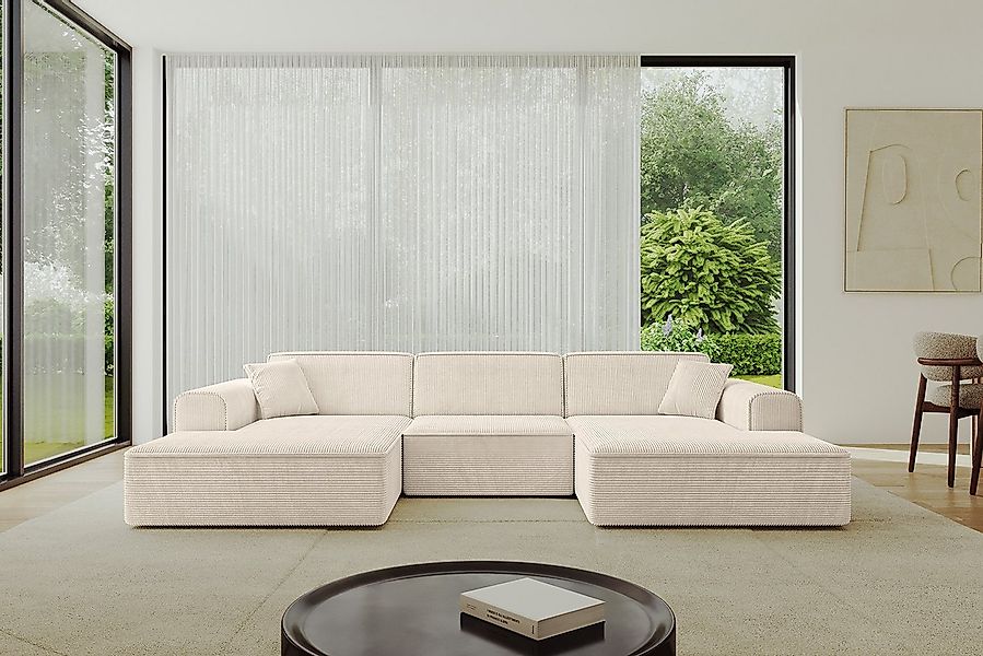 ALTDECOR Wohnlandschaft IREA-U1-v3, Sofa Praktische Bequeme Funktionsecke C günstig online kaufen