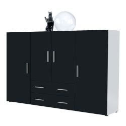 Vladon Highboard Nora (Anrichte mit 2 günstig online kaufen