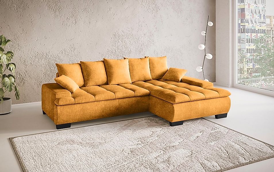 INOSIGN Ecksofa "Haiti II, L-Form", wahlweise mit Schlaffunktion/Bettkasten günstig online kaufen