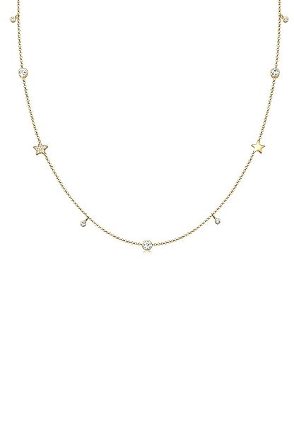 Elli Kette mit Anhänger Solitär Sterne günstig online kaufen
