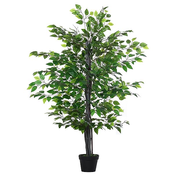 Kunstpflanze Kunstbaum Innensimulation Banyan, Outsunny, Höhe günstig online kaufen