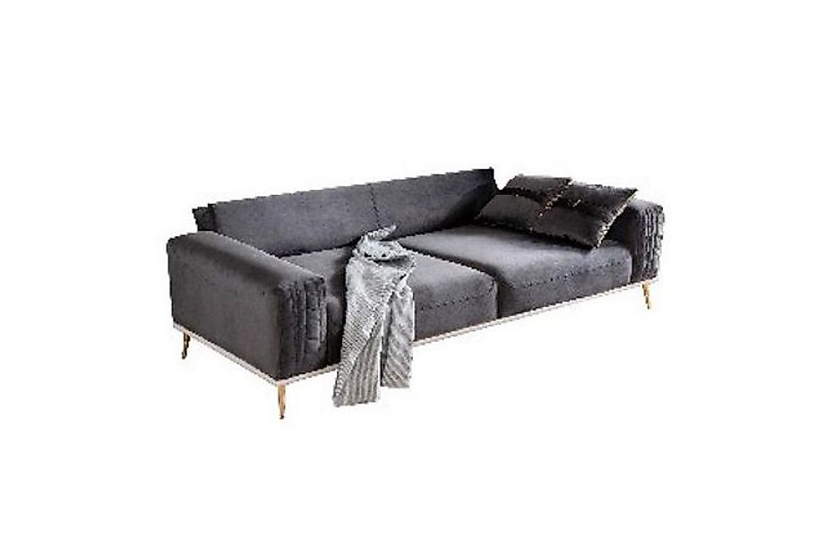 Xlmoebel Sofa Neues, modernes Wohnzimmer-Sofa mit 3 Sitzplätzen aus Stoff i günstig online kaufen