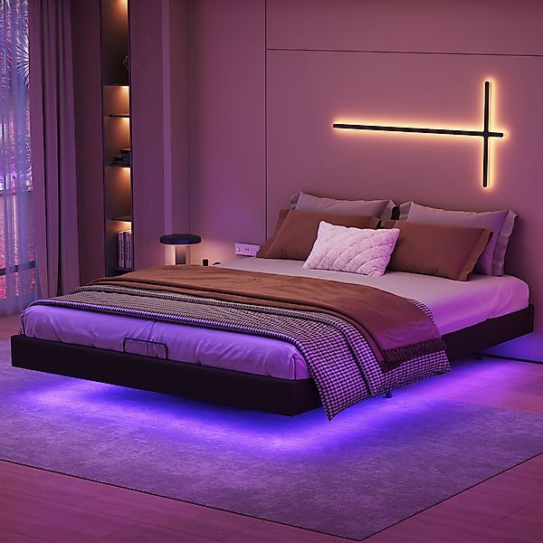 Furnishings Home Polsterbett hydraulisches Doppelbett mit günstig online kaufen