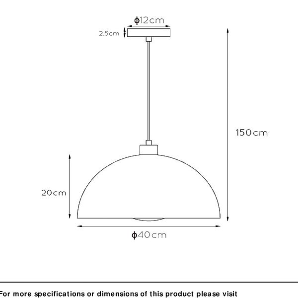 Hängeleuchte Siemon aus Stahl, Ø 40 cm, grün günstig online kaufen