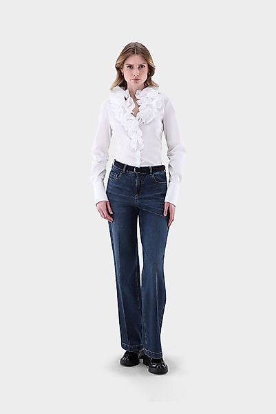 Bluse mit Rüschen und Stretch günstig online kaufen