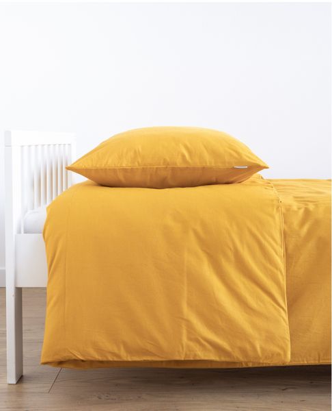 Loolay Bettwäsche SENFGELB Gelb Babybettwäsche Kinderbettwäsche günstig online kaufen