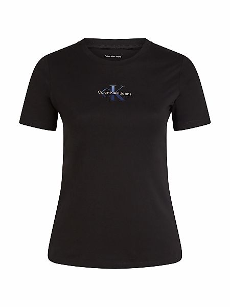 Calvin Klein Jeans Plus T-Shirt "PLUS GRADIENT MONOLOGO SLIM TEE", in große günstig online kaufen