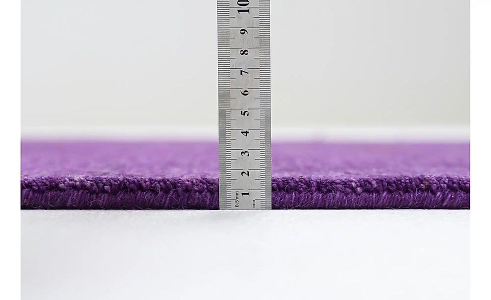 THEKO Wollteppich "Holi" rechteckig 13 mm Höhe Uni-Farben, leicht meliert, günstig online kaufen