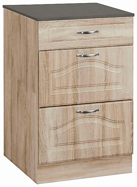 wiho Küchen Unterschrank "Linz", 50 cm breit, mit 2 großen Auszügen, in Lan günstig online kaufen