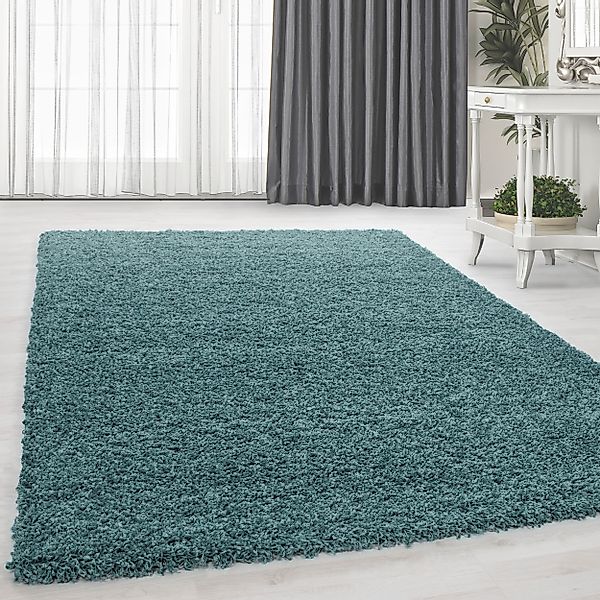 my home Hochflor-Teppich Viva, rechteckig, Höhe: günstig online kaufen