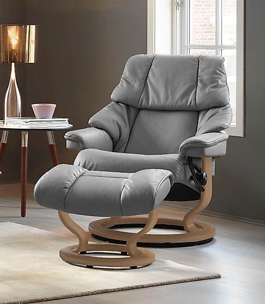 Stressless® Relaxsessel »Reno«, (Set, Relaxsessel mit Hocker), mit Hocker, günstig online kaufen