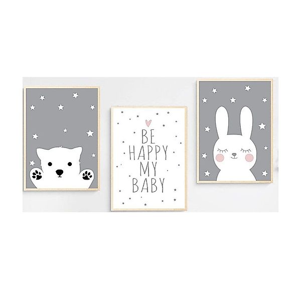 Pippolipo Bild Poster Kinderzimmer Deko Babyzimmer günstig online kaufen