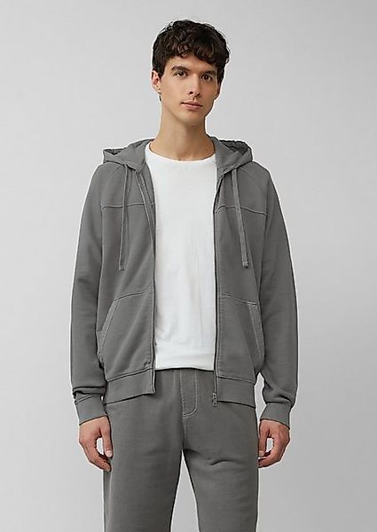 s.Oliver Allwetterjacke Sweatjacke mit Garment Dye und Kapuze im Fabricmix günstig online kaufen