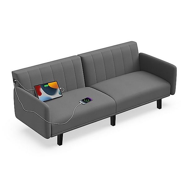 BIGZZIA Schlafsofa 3-Sitzer-Convertible-Sofa - 2 in günstig online kaufen