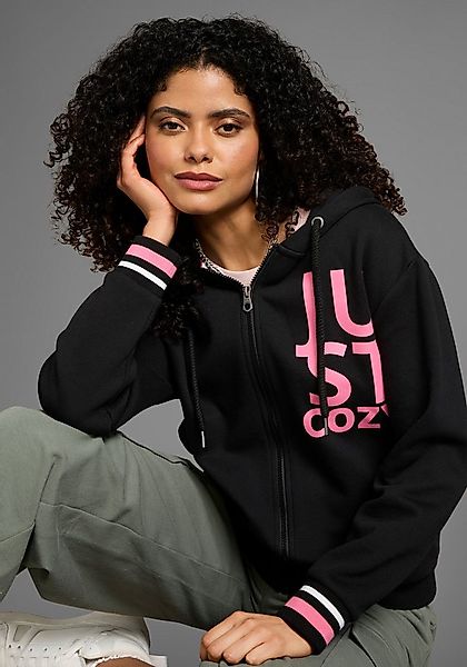 KangaROOS Kapuzensweatjacke mit Neon-Details günstig online kaufen
