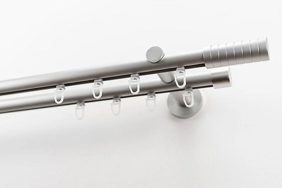 GARESA Gardinenstange "EASY" Ø 20 mm 2 läufig-läufig Wunschmaßlänge günstig online kaufen
