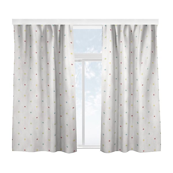 Bilderdepot24 Vorhang Gardine Illustration Muster Bunte günstig online kaufen