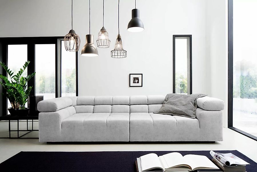 INOSIGN Big-Sofa "Ancona B/T/H: 290/110/70 cm", auffällige Steppung, inkl. günstig online kaufen