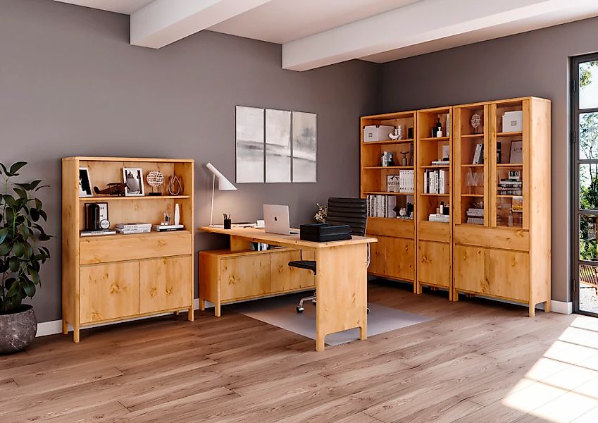 Home affaire Regal »Luven«, zertifiziertes Massivholz, Breite 44 cm günstig online kaufen