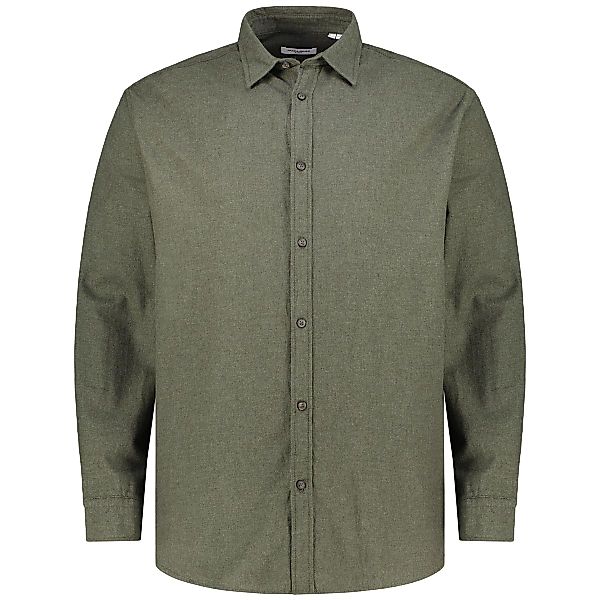 Jack&Jones Flanellhemd Farbe oliv Größe: 7XL günstig online kaufen