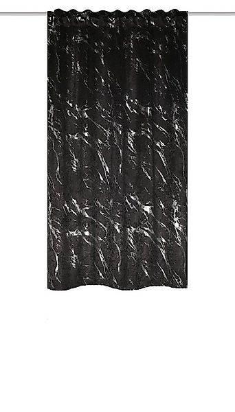 HOME WOHNIDEEN Vorhang Verdunkelungsvorhang FORCE, Silberdruck, Marmor-Moti günstig online kaufen