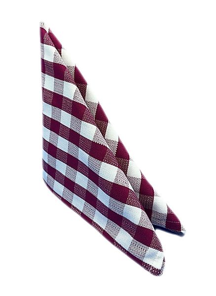texpot Tischdecke Tischwäsche 2 cm Karo Farbe rubin 100% Baumwolle (12-tlg) günstig online kaufen