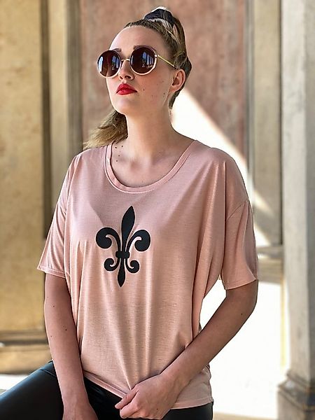 KR-Industries Fledermausshirt Shirt Morganit modische Applikationen günstig online kaufen