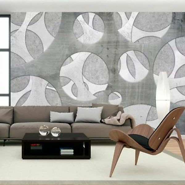 artgeist Fototapete Woven of grays grau/weiß Gr. 350 x 245 günstig online kaufen