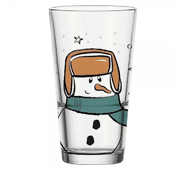 LEONARDO Geschirr Leonardo Trinkglas Becher Schneemann (6er-Set) günstig online kaufen
