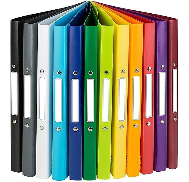 Idena Ringbuchmappe 10426 Ringbuch DIN A4, 12er Set, 2-Ring-Mechanik, 20 mm günstig online kaufen