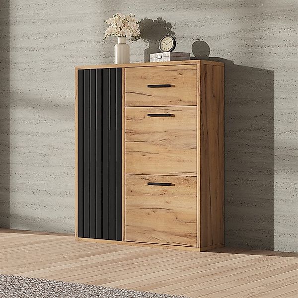 MODFU Garderoben-Set Wandgarderobe Kleiderschrank Schuhschrank, (mit günstig online kaufen