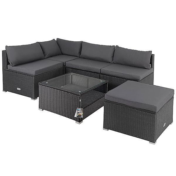 Casaria Gartenlounge-Set, (16-tlg), Gartenmöbel 7cm Auflagen günstig online kaufen