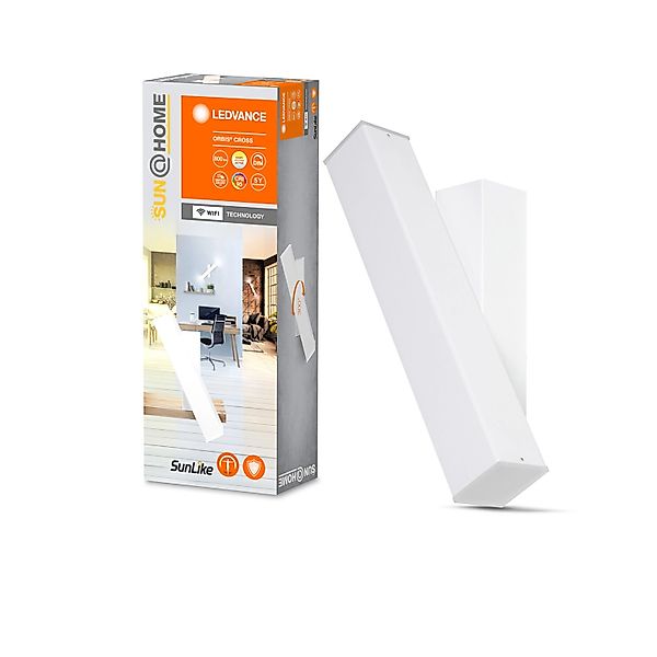 Ledvance Wand- und Deckenleuchte Orbis Cross Sun@Home Smart+ 30 cm günstig online kaufen