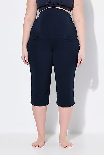 Ulla Popken Caprihose Bellieva-Caprihose Umstandshose Umklappbund günstig online kaufen