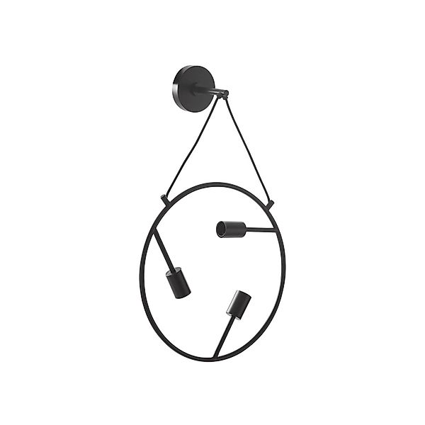 Lucande Wandleuchte Wandlampe Innen Linnard 9639761 Design Modern in Schwar günstig online kaufen